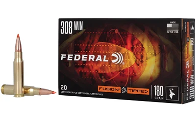 Federal .308 Winchester 180gr BONDED Brass – 20rd
