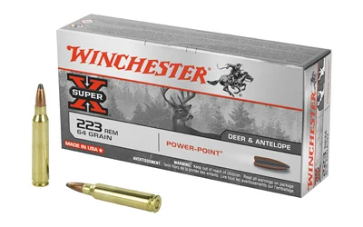 Winchester .223 Remington 64gr JACKETED SOFT POINT Brass – 20rd