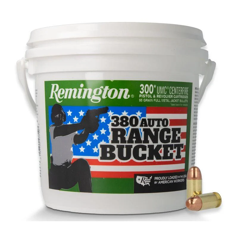 Remington .380 ACP 95gr FMJ – 300rd