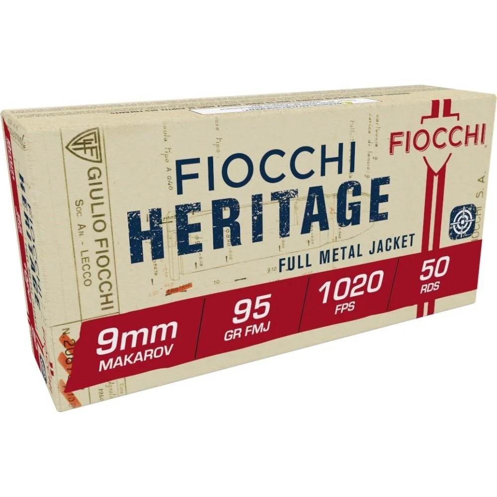 Fiocchi 9mm Luger 95gr FMJ – 50rd